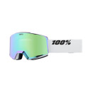 Ride 100% Norg Hiper Goggle White - Mirror Green