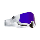 Ride 100% Snowcraft XL Hiper Goggle Bianco - Blu a specchio
