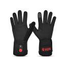 SAVIOR heated finger glove liner unisex Black S