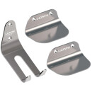 Lezyne support vélo Stainless Pedal Hook, Silver