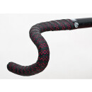 Bike Ribbon Lenkerband Drops schwarz mit roten Tropfen