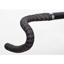 Bike Ribbon handlebar tape drops black with pink drops