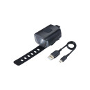 BBB Front Light Stud Strap 80 lumens with battery 4 modes, quick release