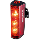 Sigma tail light Blaze Flash with brake light function, 15110, including USB charging cable, clip holder