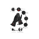SAVIOR beheizbarer Fingerhandschuh S18 Thin Unisex Black XS