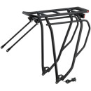 Racktime luggage rack Gleamit 2.0 Tour incl. rear light DC, black, 28/29", 14mm