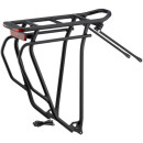 Racktime luggage rack Gleamit 2.0 Tour incl. rear light DC, black, 28/29", 14mm