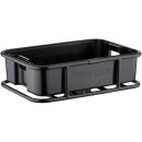 Racktime carrier box Boxit large, black, 49.5 x 13 x 32.5 cm, with Snap-it adapter