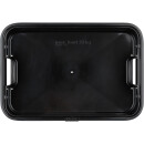 Racktime carrier box Boxit large, black, 49.5 x 13 x 32.5 cm, with Snap-it adapter