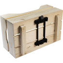Caisse porte-bagages Racktime Woodpacker, marron, 49 x 24.1 x 29.5 cm, avec adaptateur Snap-it