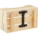 Caisse porte-bagages Racktime Woodpacker 2.0, Snap-it 2.0, marron, 49 x 24.1 x 29.5 cm, avec adaptateur Snap-it