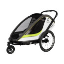 Breeze One bicycle trailer white-green