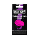 Muc-Off Tubeless Secure Tag Holder pink/black