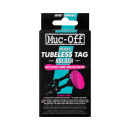 Muc-Off Tubeless Secure Tag Holder + Valve Kit 44 mm nero