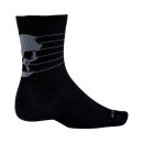 Skully Synthetic Socken schwarz-charcoal L