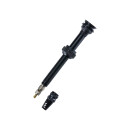 BBB Tubless valve Alu/black, 60mm, removable, 2 pieces