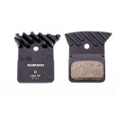 Shimano brake pads L05A RF resin with plates, open