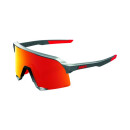 Ride 100% S3 Goggles Matte Gunmetal - HiPERBlue Multilayer Mirror