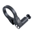 Supernova headlight holder Universal HBM, black, for 31.8mm max. stem width 44mm, 8mm free clamping area required