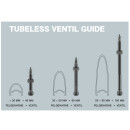 Schwalbe Tubeless valve 2er Set 60mm for rims from 30mm to 50mm height