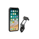 Topeak RideCase iPhone X / XS, noir avec support, dimensions : 14.9 x 7.6 x 1.4cm