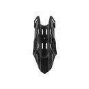 Topeak D-Flash DT, Unterrohr Spritzschutz, schwarz, reflektierend Reflektierender 3M Aufdruck, Länge 35 cm, Strapmount