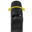 Topeak SmartGauge D2X, Testeur de pression de pneus, numérique, avec écran éclairé avec bouton de dégonflage, jusquà 18bar/260psi