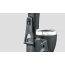 Pompa da pavimento Topeak JoeBlow Turbo argento fino a 11 bar, alluminio/acciaio, manometro sulla parte superiore, Smarthead