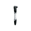 Topeak Mini Dual DX Mini Pumpe silber 8 bar, Minipumpe DualAction, AV+SV, 150g