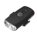 Topeak Headlux Dual USB, nero Lampada per casco, 140 lumen anteriori, 10 lumen posteriori, USB