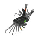 Topeak Alien X, utensile a 2 pezzi, 34 funzioni, utensili CR-V, con utensile per catena con Torx 10/T15/T20/T25