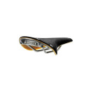 Brooks saddle Cambium C17 men, black / natural with Natural rubber, Dimensions: 283x162x52mm