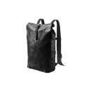 Brooks PICKWICK backpack 26l, leather, black roll closure, leather