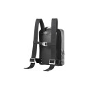 Brooks PICKZIP backpack 10l, black/black Daypack small with zipper, canvas