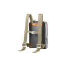 Brooks PICKZIP Backpack 10l, grey/honey Daypack small with zipper, canvas