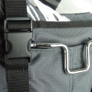 Klick-fix Doggy handlebar bag, gray / black Volume: 24 liters, up to 7kg