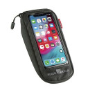 Klick-fix Smartphone Bag comfort, S, 7.5x15cm noir incl. adaptateur pour smartphone jusquà max 7.5x15cm