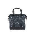 Basil Grand Flower bicycle shopper, 23L, black and white...