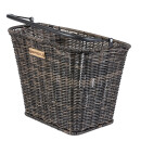 Basil BREMEN RATTAN LOOK handlebar basket, natural Brown Incl. Basil BasEasy/KF adapter plate, weatherproof.