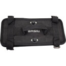 Basil DBS detachable bag system, noir, plaque pour fixation amovible, Convient pour sacoche double