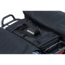 Basil DBS detachable bag system, black, plate for detachable attachment, Suitable for double pannier bag