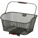 Klick-fix basket City black, incl. RT adapter for luggage...
