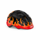 MET Helmet Hooray, Black Flames, Glossy, S 52-56