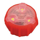 MET Safe T Duo Light, 3 LED, batteria al litio rossa, 2 modalità, Compatibile con: ECO, STRALE, TERRANOVA, VINCI