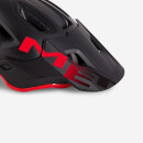 MET Helmet Roam MIPS visor, L, red black, matt glossy