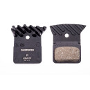 Shimano brake pads BP L05A RF resin with plates, open