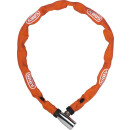 Abus 1500/60 Web chain lock 60cm orange incl. 2 keys, 4mm...
