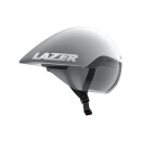 LAZER Unisex Road Volante KinetiCore Tri Helmet matte white silver M