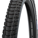 Schwalbe tire Marathon Plus Tour 700x35C rigid with reflective stripes black