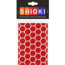 SHIOK ! Set de feuilles réflectrices Honeycomb rouge 1 feuille DIN A6